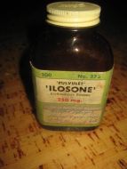 Flaske uten innhold ILOSONE 80 tallet