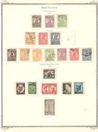 1920, 21,22,  19 stk. frimerker fra Romania.