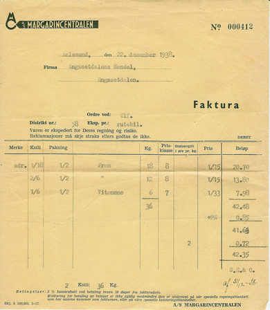 Margarinsentralen 1938