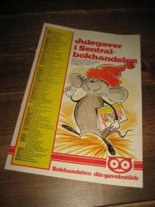 Brosjyre: Julegaver i Sentralbokhandelen. 1978.