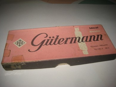 Eske uten innhold, Gutermann. 60 - 70 tallet. 