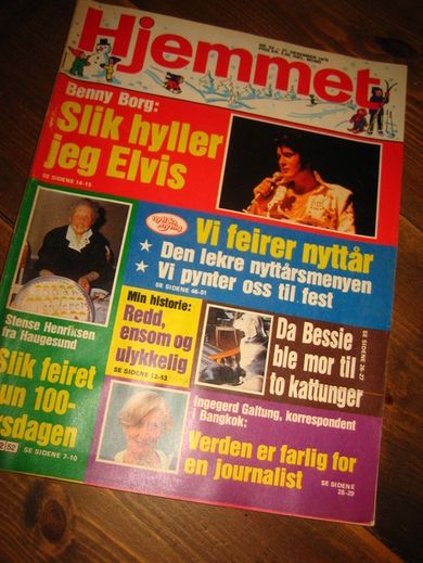 1979 nr 052 Hjemmet BENNY BORG HYLLER ELVIS