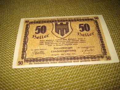 1921 50 Heller Doralberger