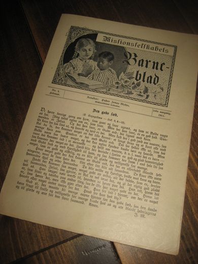 1911 nr 004 Missionsselskabets Barneblad