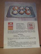KRONE KAKER, REKLAMESAK for KRONE KAFFE og PER MARGARIN, 60 tallet.