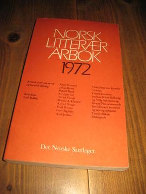 NORSK LITTERÆR ÅRBOK 1972
