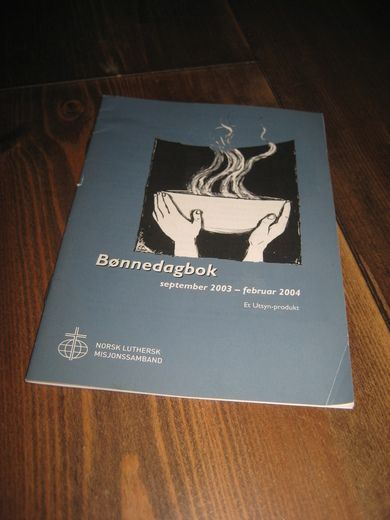 Bønnedagbok september 2003- februar 2004