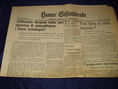 1945 nr 025 Hamar Stiftstidende