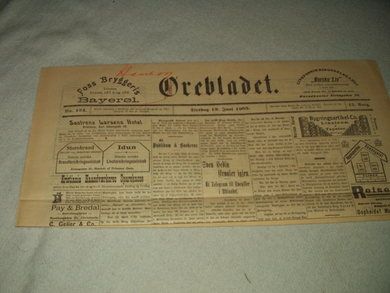 1905 nr 134 Ørebladet