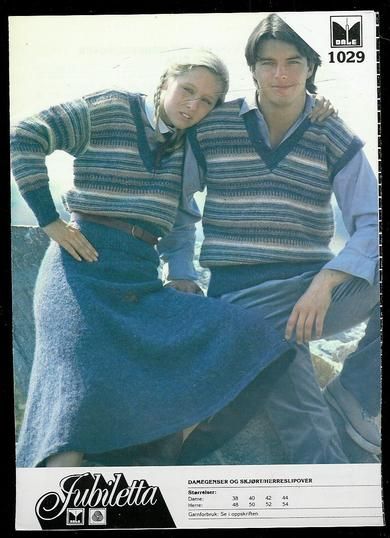 1029 DAMEGENSER OG SKJØRT/ HERRESLIPOVER fra Dale Fabrikker Bergen