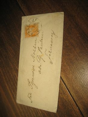 Pent brev med innhold stempla AALESUND 17IV10