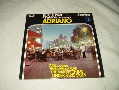 SUR LE PAVE. THE MAGIC ACCORDIONS OF ADRIANO. 1965
