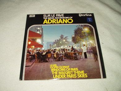SUR LE PAVE THE MAGIC ACCORDIONS OF ADRIANO 1965