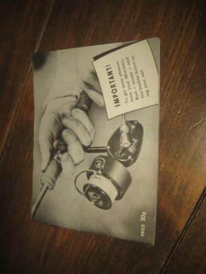 Brosjyre for Mitchell fiskesnelle 60-70 tallet? 30 sider
