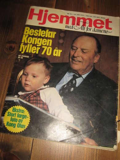 1973 nr 026 Hjemmet KONG OLAN 70 ÅR