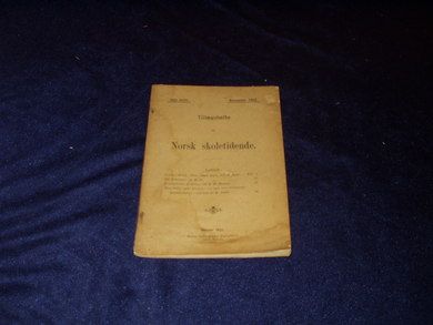 1897 nr 003 Tilæggshefte til Norsk Skoletidende