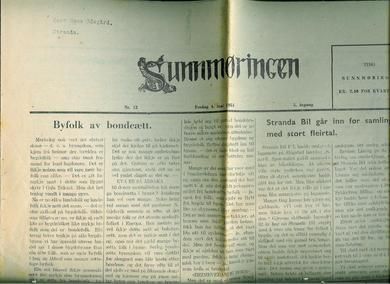1951 nr 012 Sunnmøringen