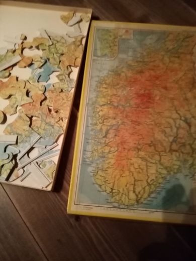Puslespill SØR NORGE, 60 TALLET.