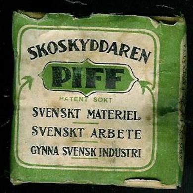 Eske med ubrukt innhold, SKOSKYDDAREN PIFF