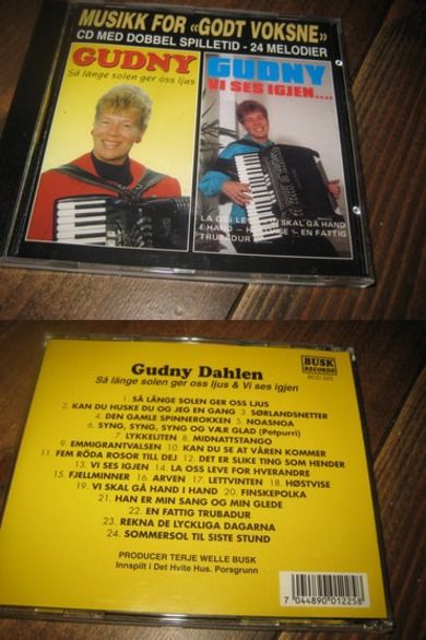 MUSIKK FOR GODT VOKSNE Innspilt i Det Hvite Hus Porsgrunn 2000