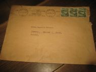 OSLO 16.8.54. Stempel: BESØK JERNBANEUTSTILLINGEN I OSLO 1.- 27. SEPT. 1954. Frankert med NSB merker. På baksida 5 merker: DEN SKANDINAVISKE SJØMANNSMISJON. 