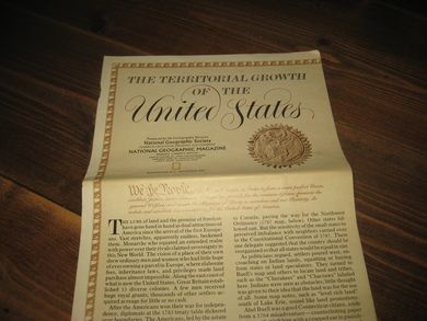 THE TERRITORIAL GROWTH OF THE United States 1987