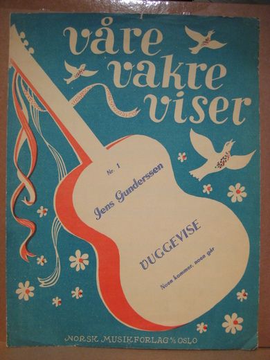 Jens Gundersen. VUGGEVISE. 40-50 tallet