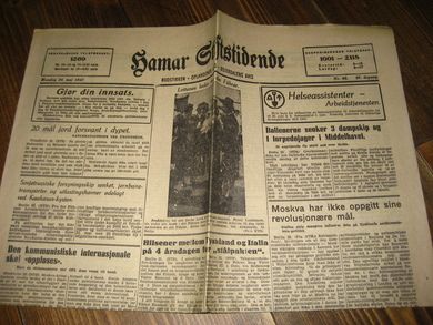 1943 nr 098 Hamar Stiftstidende