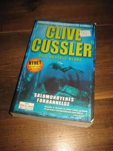 CUSSLER, CLIVE: SALOOMONØYENES FORBANNELSE. 2017.