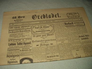1901 nr 266 Ørebladet