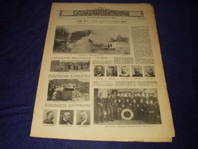 1904 nr 007 Tilæg fra Alleras Familie Journal NYT FRA ALLE LANDE