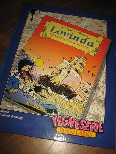 TEGNESERIE BOKKLUBBEN LOVINDA PIRATENES DRONNING 1993