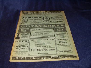 1919 nr 007 NORSK VERKSTEDS- & STØPERITIDENDE