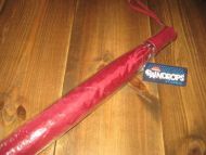 Strøken ubrukt dame paraply 80 tallet Raindrops Carl O Johannessen Paraplyfabrik Oslo Nr 2