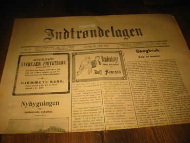 1916 nr 074 Indtrøndelagen