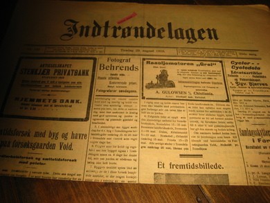 1916,nr 165, Indtrøndelagen. 