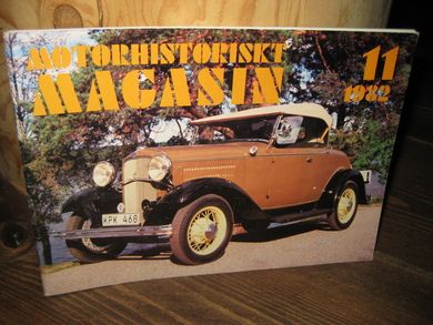 1982 nr 011 MOTORHISTORISKT MAGASIN