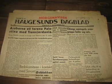 1948 nr 286 HAUGESUNDS DAGBLAD