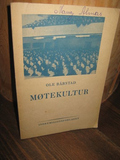 BÅRSTAD: MØTEKULTUR. 1950.