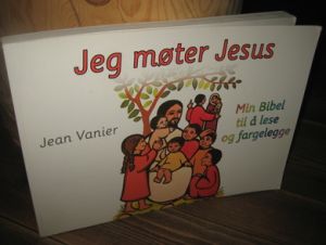 Vanier: Jeg møter Jesus. Min bibel til å lese og farvelegge. 1999.