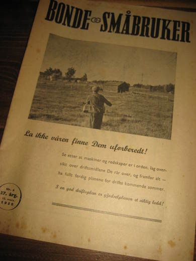 1950 nr 006 BONDE OG SMÅBRUKER