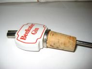 Til flasketuten porselen med tekst: 