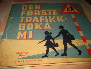 DEN FØRSTE TRAFIKKBOKA MI Gave fra Esso 60 tallet