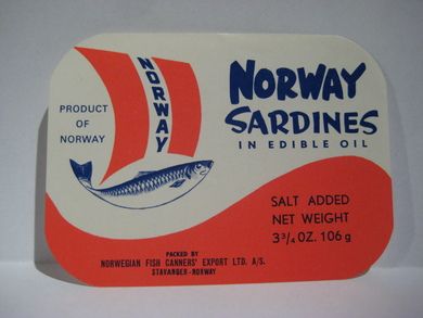 NORWAY SARDINES fra NORWEGIAN FISH CANNERS EXPORT LTD STAVANGER