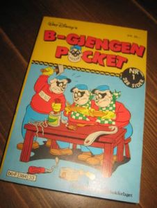 B- GJENGEN POCKET. Bok nr 1, 1. utgave. 1986. 