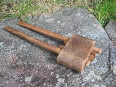 Meget gammelt og pent ripmål fra 1800 tallet