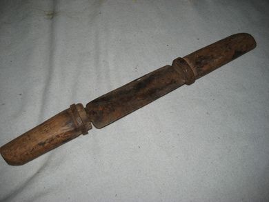 Solid og gammel borkeskrape 1800 tallet