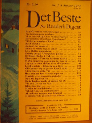 1974 nr 001 Det Beste fra Reader's Digest