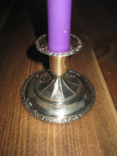 Lysestaker i sølv stempla 830s 50 tallet