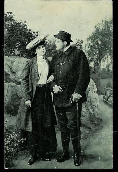 På tur tidleg 1900